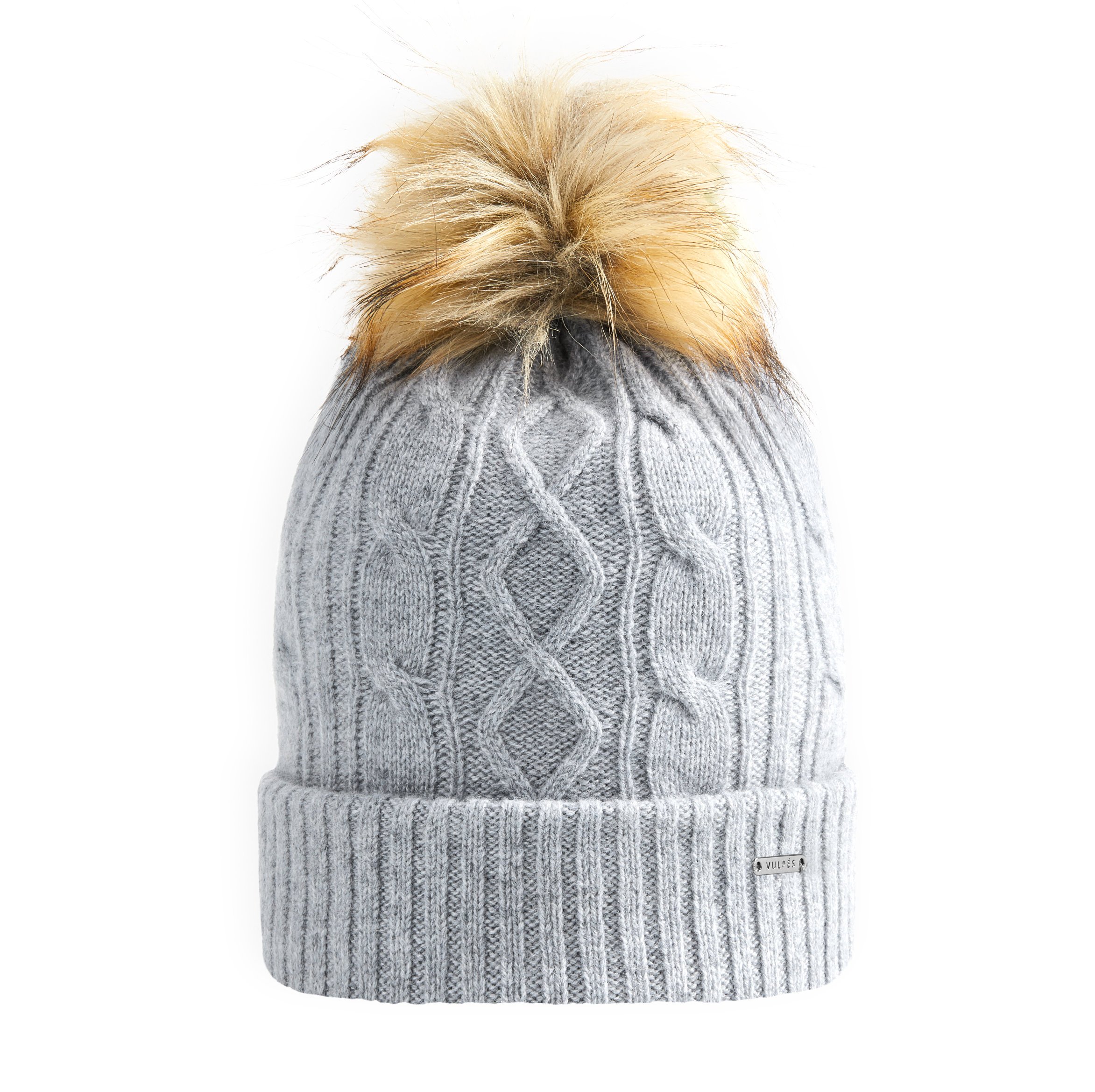 Vulpés Bonnet Femme avec Pompon – Bonnet Chauffant Intelligent pour Garder Les Oreilles au Chaud