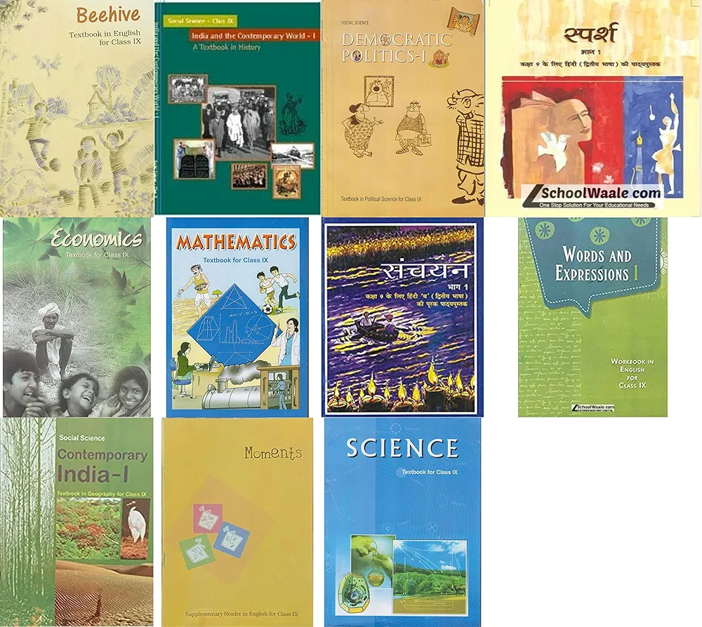 KENDRIYA VIDYALAYA SCHOOL NCERT BOOK SET CLASS 9 ( SPARSH , SANCHAYAN