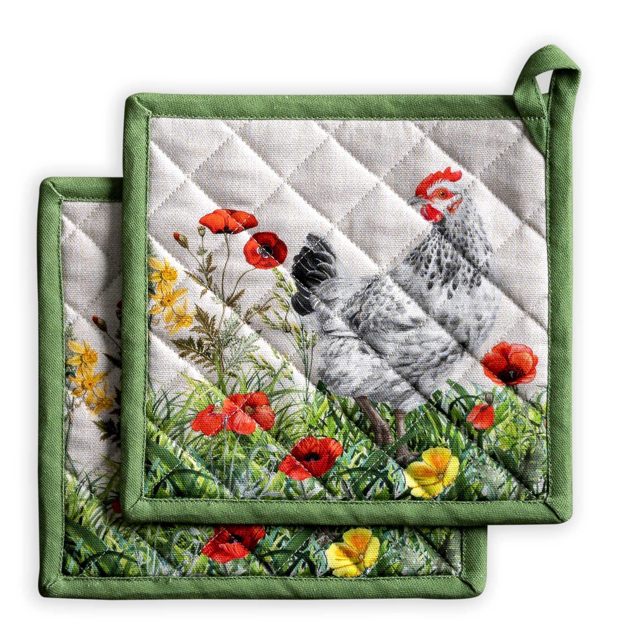 6 Presine Da Cucina Quadrate 17x17 Cm - Isolate, Appendibili, Per Forno E Barbecue - Foto 6