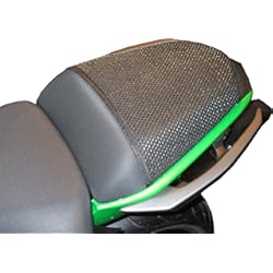 Funda Asiento Kawasaki Kx TRIBOSEAT Cubierta Asiento Antideslizante Accesorio Personalizado Negro Compatible con Kawasaki ER6N / ER6F (2012-2016)
