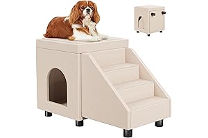 DWVO Dog Stairs for High Window with Foldable Foldable Cat Window Perch