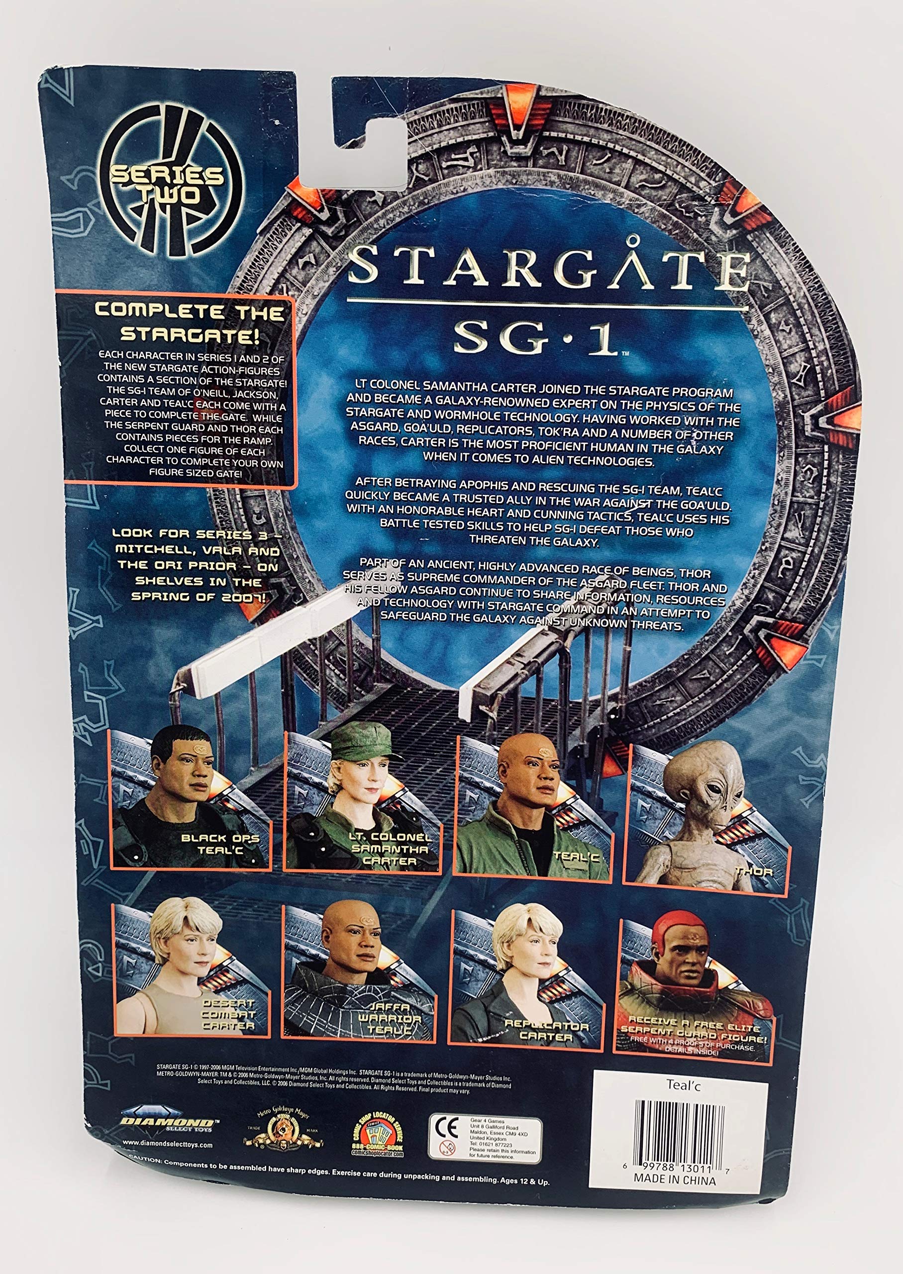 Amazon | Diamond Select Toys Stargate SG-1 Series 2 Action Figure 