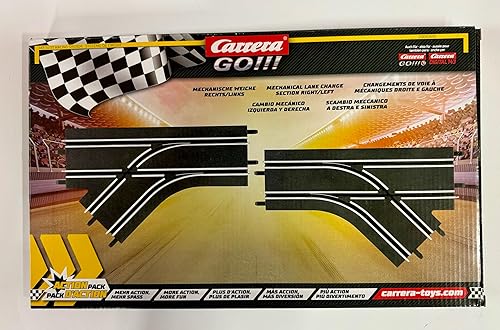 Carrera GO Mecánico sección de cambio de carril derechaizquierda Carrera GO Mecánico sección de cambio de carril derechaizquierda