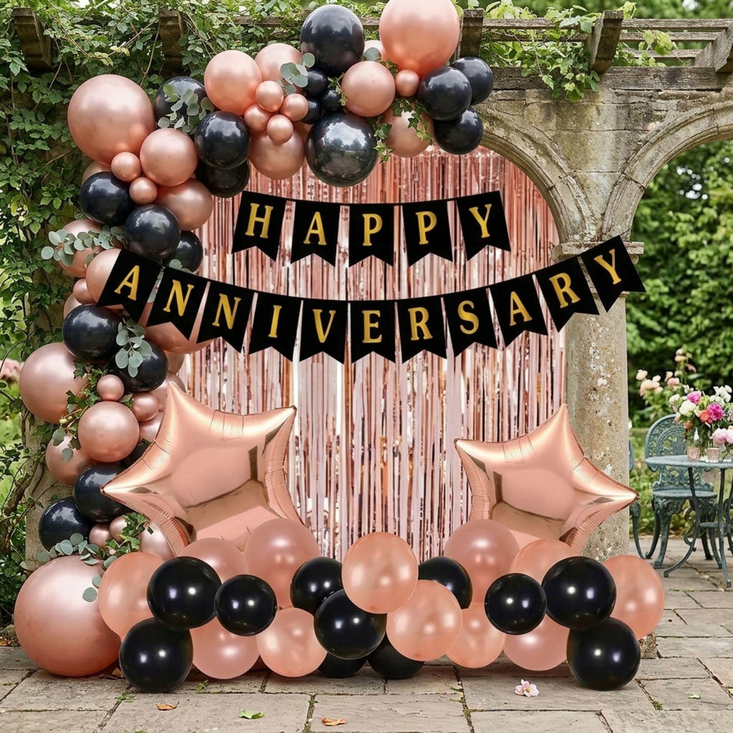 Silver Birthday Party Decorations - 40 Piece Kit -10