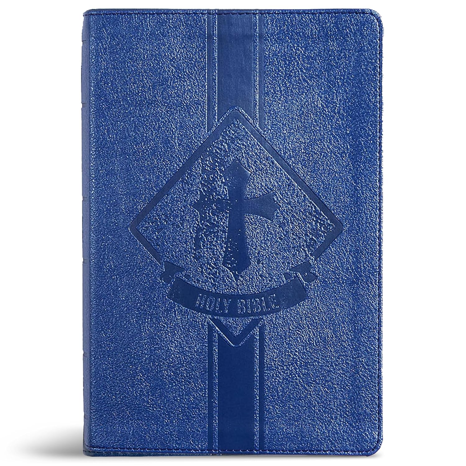KJV Kids Bible, Royal Blue LeatherTouch, KJV Holy Bible, Red Letter, Presentation Page, Study Helps for Children, Full-Color Inserts and Maps, Easy-to-Read Bible MCM Type