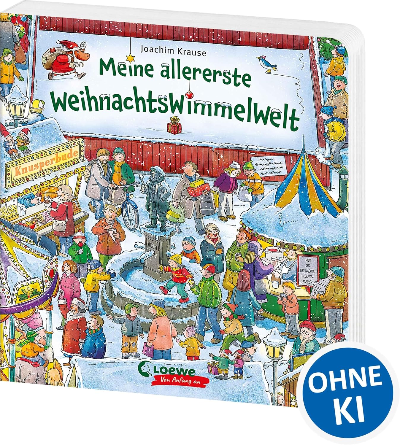 Meine allererste WeihnachtsWimmelWelt: Wimmelspaß für die Advents- und Weihnachtszeit zum gemeinsamen Suchen und Entdecken – Pappbilderbuch für Kinder ab 2 Jahren