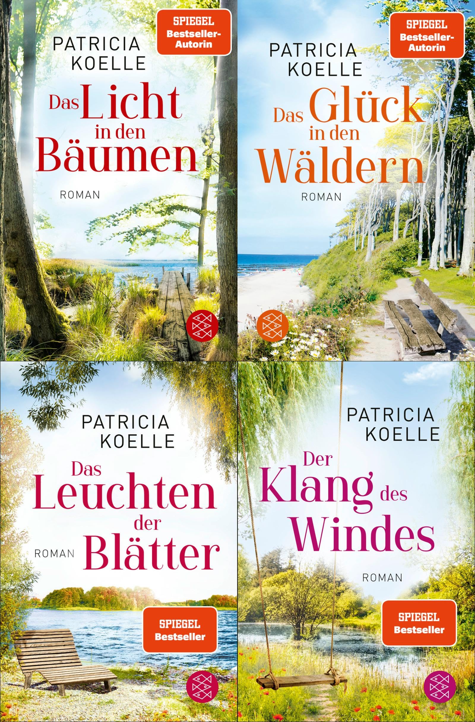 Die Sehnsuchtswald-Reihe Band 1-4 plus 1 exklusives Postkartenset