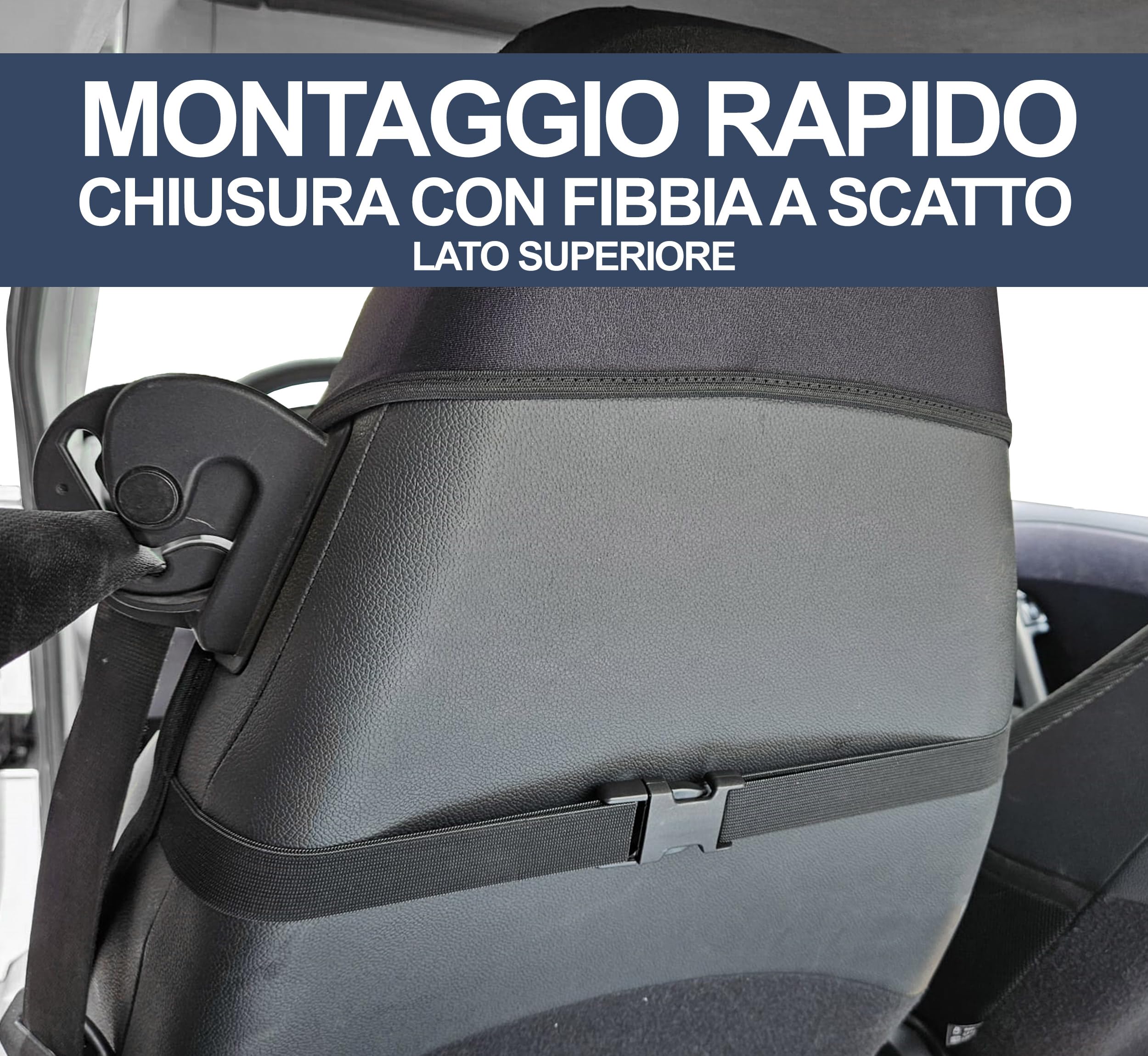 Auto Accessori Lupex Fundas de Asiento de Coche compatibles con Smart Fortwo, 450 451 y 453, 1 2 3 Serie, Tejido de polialgodón (Negro - Gris Claro)