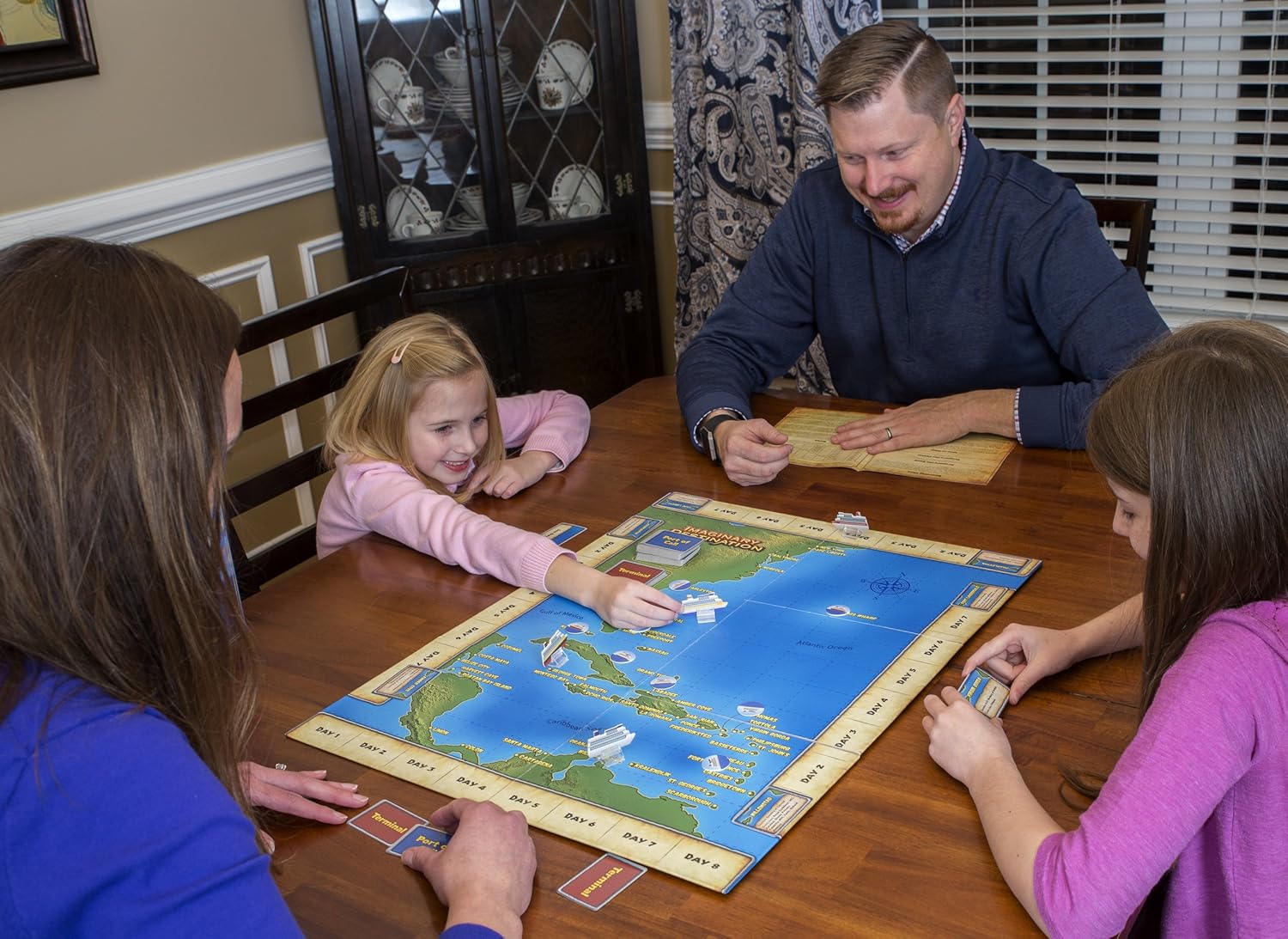 Cruise Ship Gift Educational Board Game Imaginary Destination Age 8+ Fun Toy Great Items