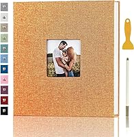 Vista 14 de Álbum de Fotos con Páginas Autoadhesivas para Fotos de 4x6 5x7 8x10 Pulgadas, Álbum de Fotos Magnético tipo Scrapbook con Páginas Adhesivas, Libros