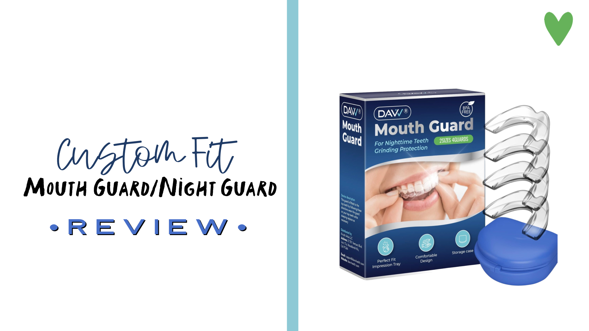 Watch Custom Fit Mouth Guard/Night Guard Review on Amazon Live