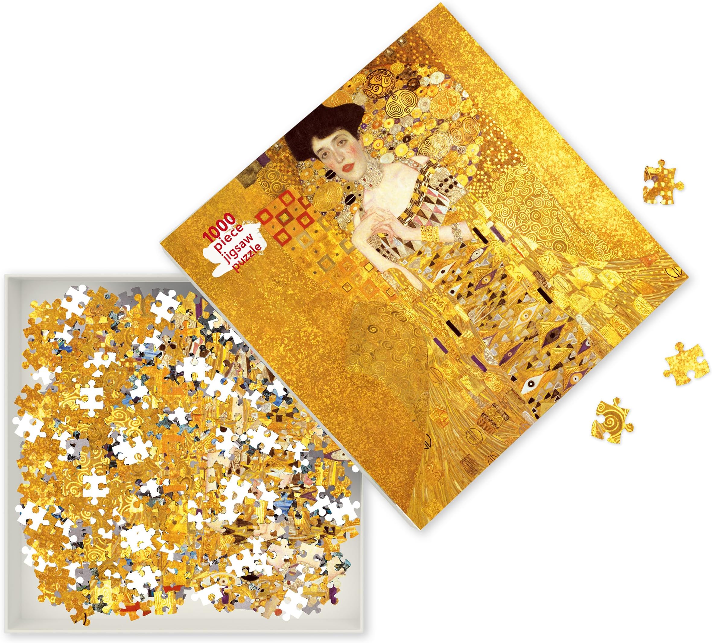 Adult Jigsaw Puzzle Gustav Klimt: Adele Bloch Bauer: 1000-Piece Jigsaw Puzzles