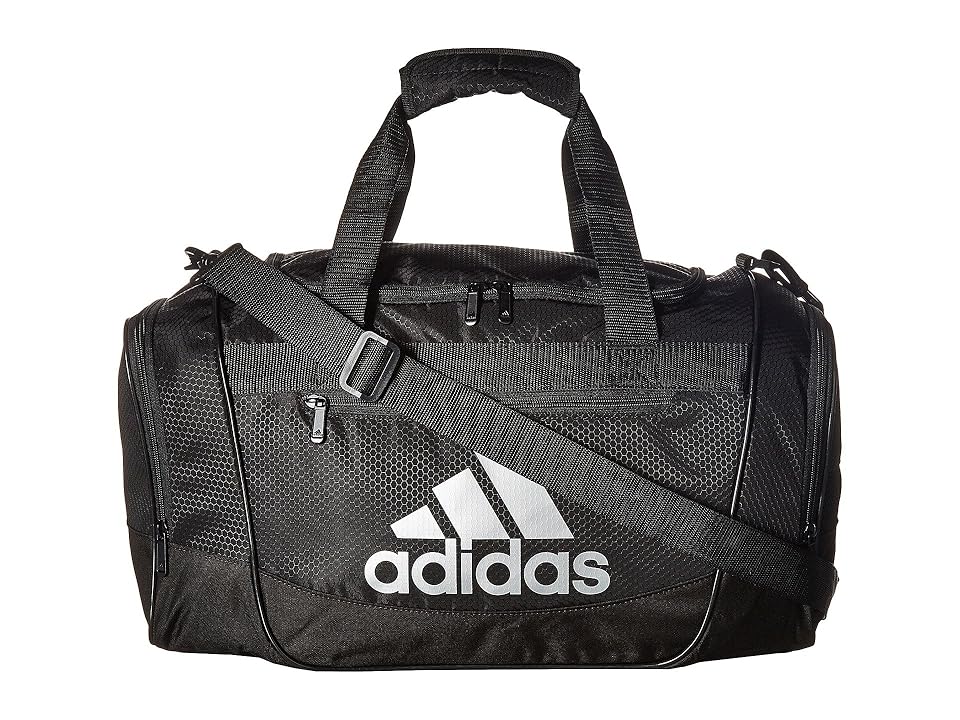 

adidas Defender III Small Duffel (Black/Silver) Duffel Bags
