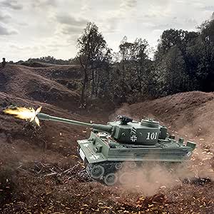 Efaso RC Panzer German Leopard - Ferngesteuerter Panzer Mit Schussfunktion