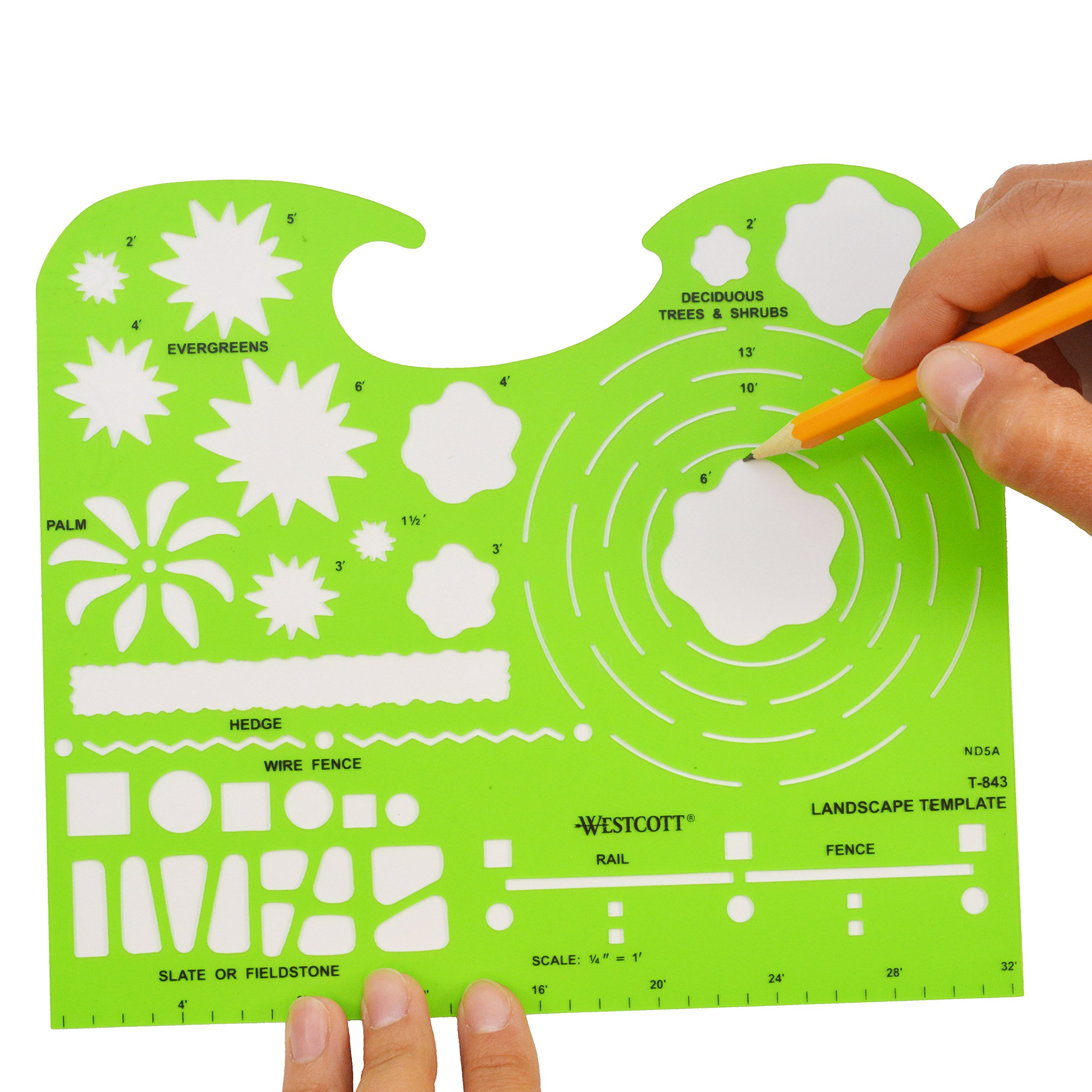 WestcottTechnical Landscape Drawing Template (T-843)