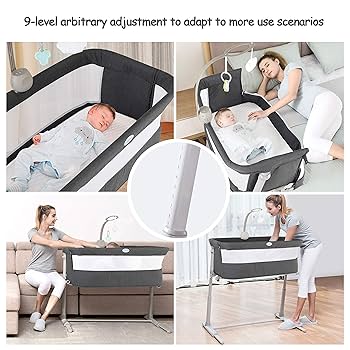 リラクゼーショングッズ CB9 3g Amazon.com: TotRun Bassinet Bedside Sleeper, Rocking
