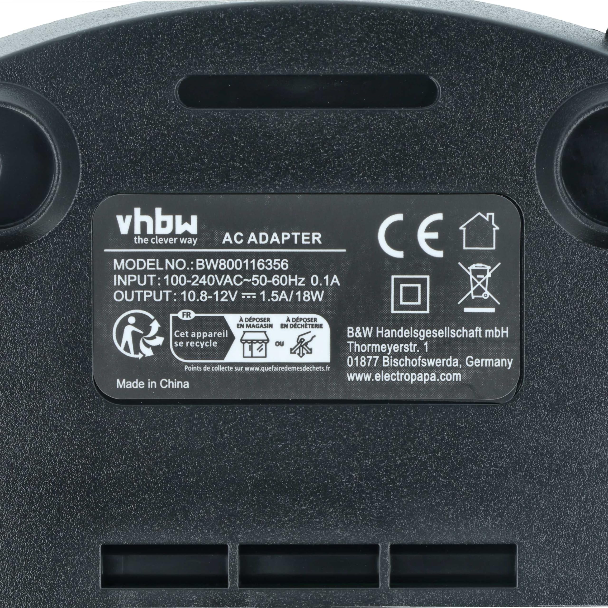vhbw Chargeur Compatible avec Dremel 8200 | 8220, 8300 batteries d'outils - Type 2