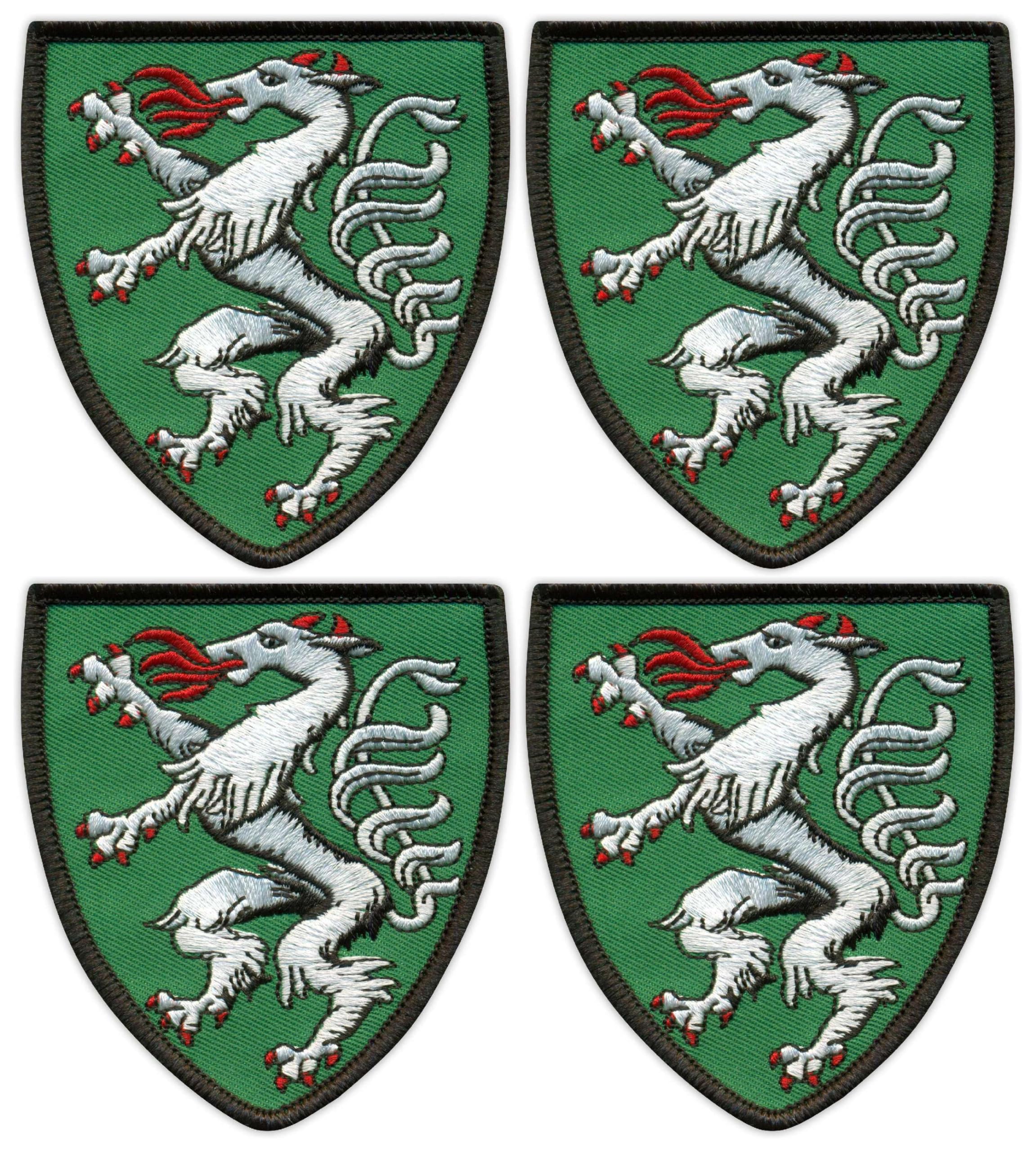 Set di quattro stemmi della Stiria – termoadesivo / termoadesivo – toppa ricamata/distintiva/emblema