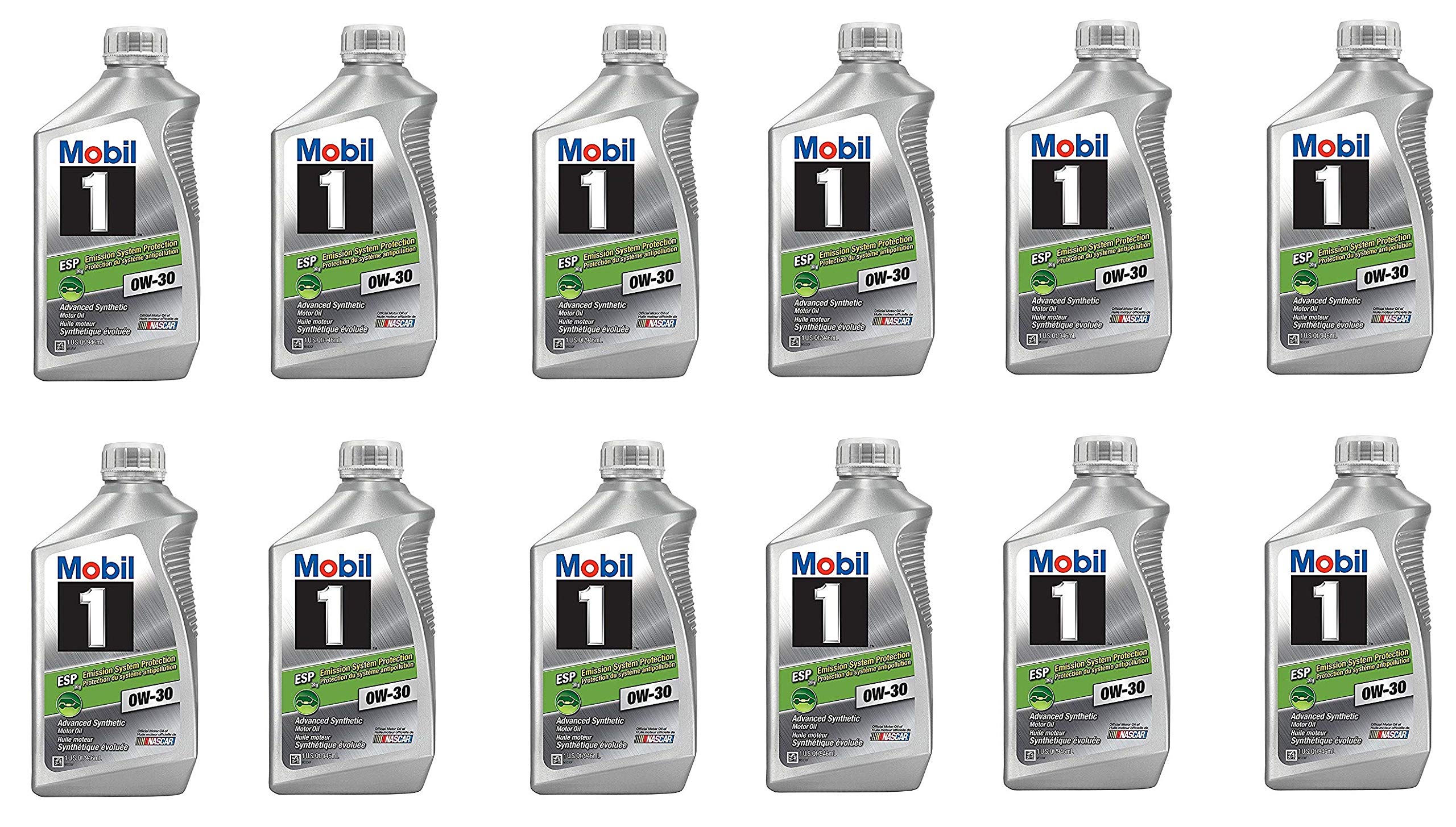 Amazon.com: Mobil 1 121218 0W-30 ESP Motor Oil - 1 Quart (12 Pack