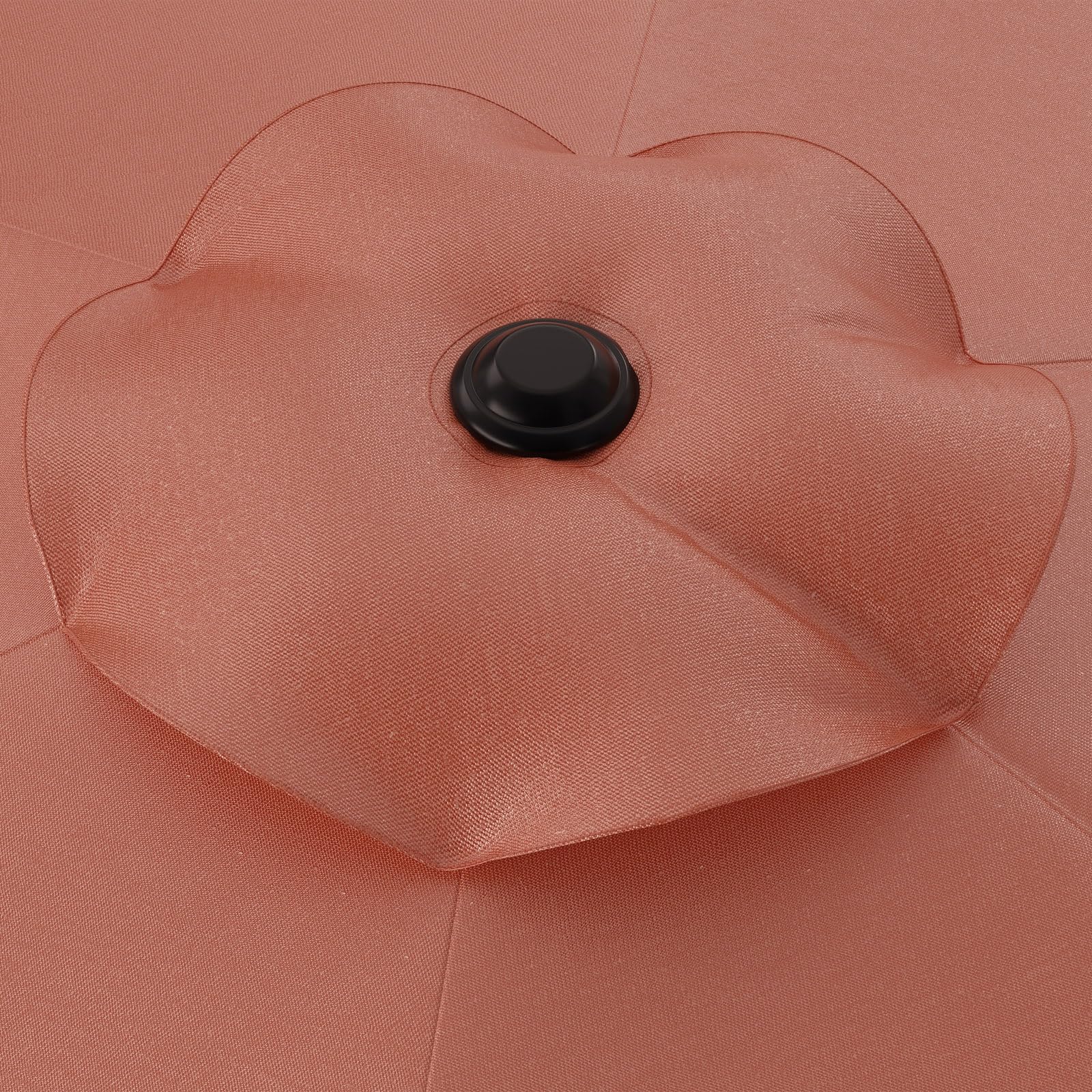 Kingsleeve® Sombrilla de Jardin, Parasol 300cm Grande Protección UV 80+ Manivela Inclinable Orientable, Aluminio Balcón Terraza Sombrillas para Patio Piscina Parasoles Mercado Terracota