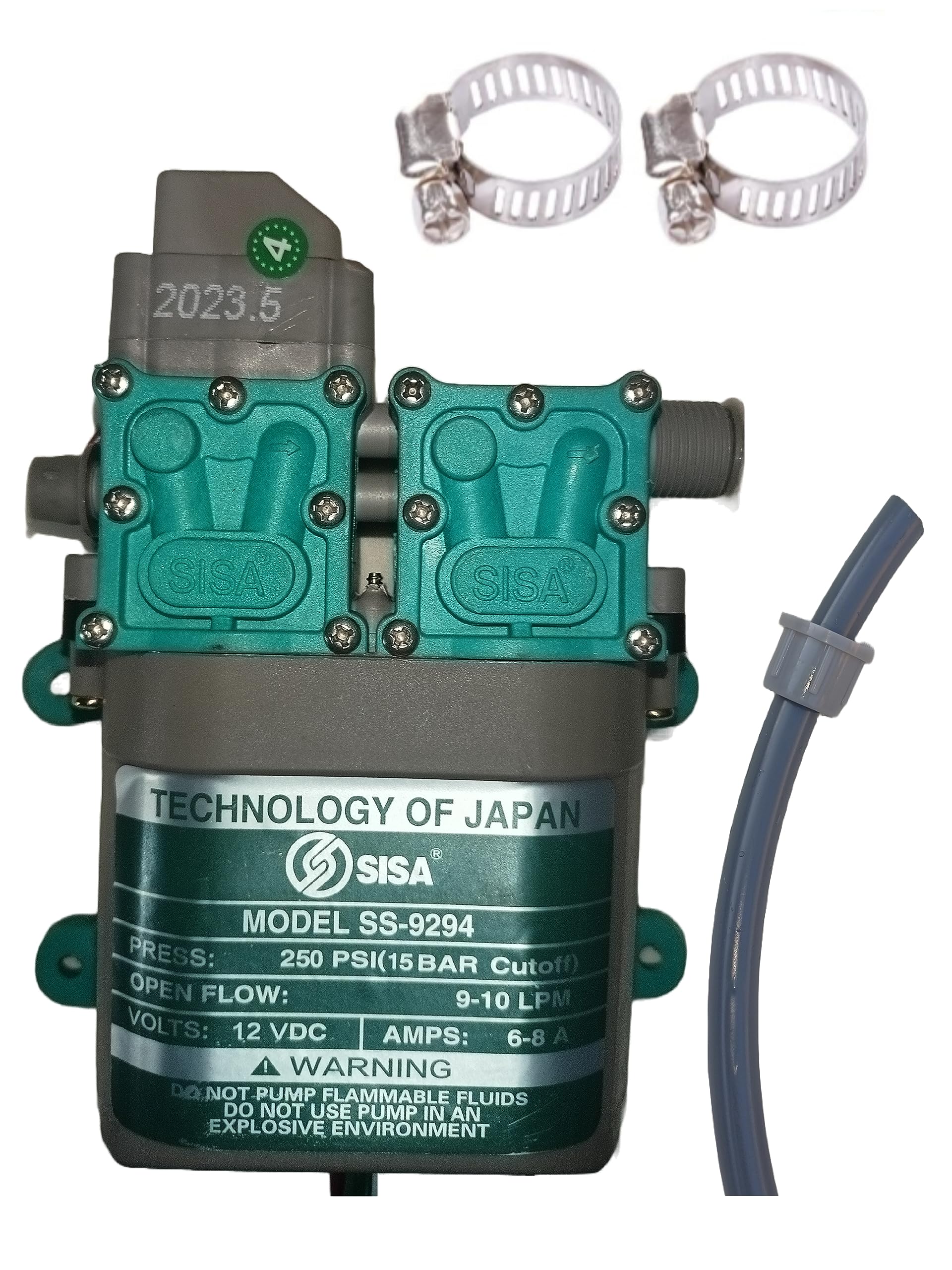 TAJ SUPER 12v DC Water Pump Sprayer Motor Double High Pressure 12V Dc 250 Psi Used in Farm Agriculture Mist Spray, Car Bike Wash, Sanitizing, Ac Cleaning, Gardening (B0CCXZ52TG) Amazon Price History, Amazon Price Tracker