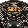 Meinl Cymbals Classics Custom Dark Crash Cymbal 16 inch (Video) for Drum Set (40,64cm) B12 Bronze, Dark Finish, Made in Germany (CC16DAC)