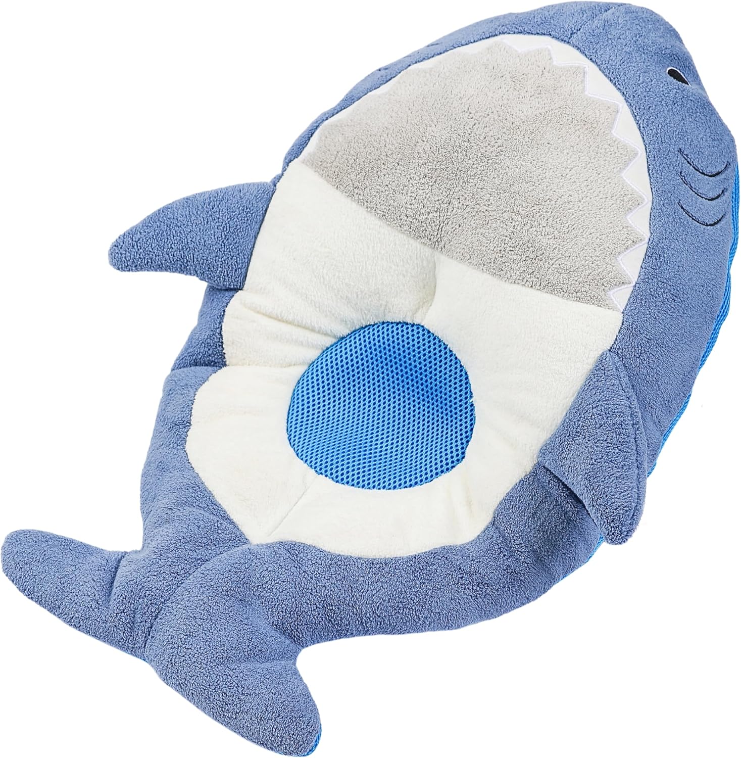 Triple Mesh Baby Bath Cushion – Quick-Dry, Fresh & Supportive | Breathable Microfiber with Food-Grade Micro Beads | Moisture-Wicking Air Mesh, Hanging Hook, & Lightweight
