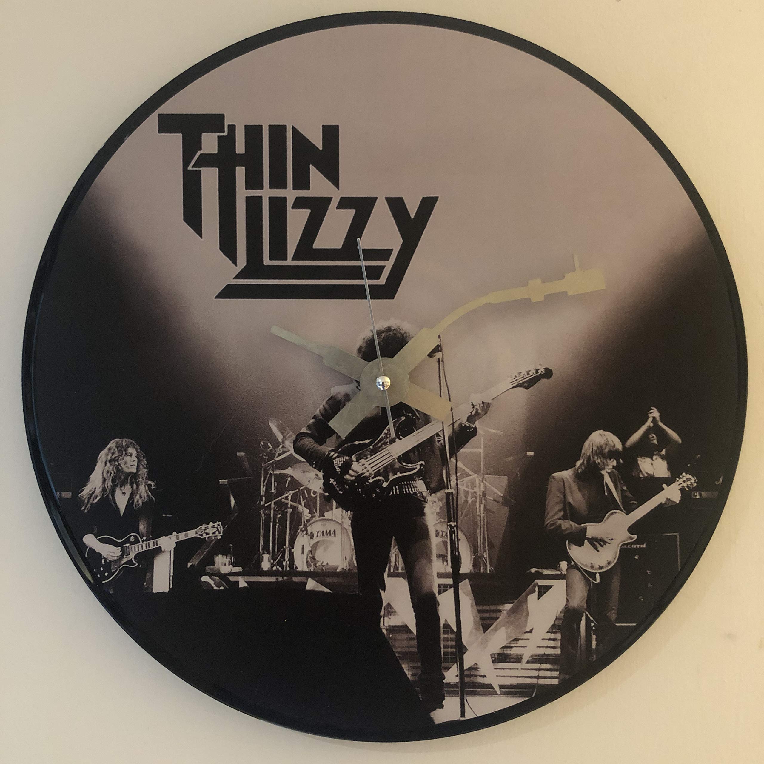 Iconic Thin Lizzy vinyl record wall clock