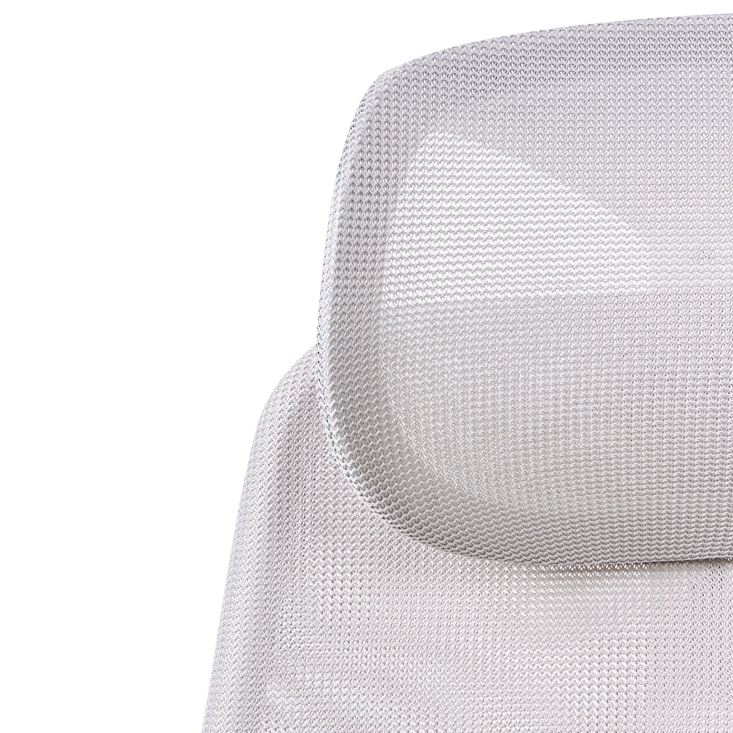 Beliani Silla de Oficina Multifuncional tapicería de Malla reposabrazos y reposacabezas Ajustables Ajuste de la Altura del Asiento Base giratoria inclinación del Respaldo Gris y Rosa Oryn