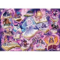 Ravensburger Puzzle 1000 Pezzi, Disney Lorcana: Ametista – Puzzle Adulti +14 anni, 70 x 50 cm, Puzzle per Adulti Lorcana, Idee Regalo Disney Lorcana