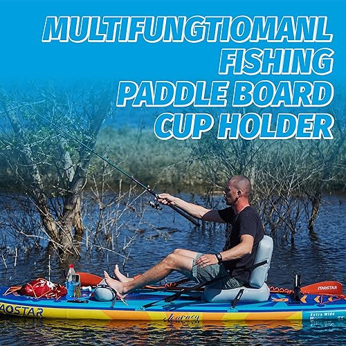 Miniatura 8 de Soporte para tazas multifunción, tabla de remo de dos secciones, adecuado para tipos de tazabotellabebida, accesorios prácticos para tablas de remo