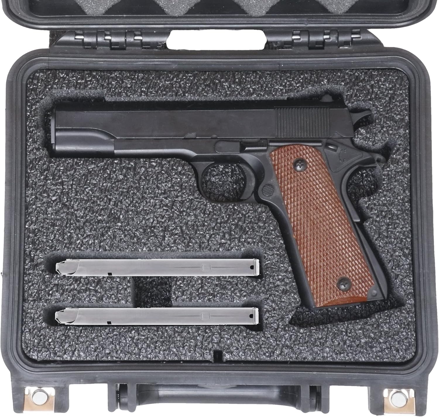 Case Club 1911 & 6 Magazine Pre-Cut Heavy Duty Waterproof Pistol Case (Accommodates Under Barrel Attachment) : Sports & Outdoors