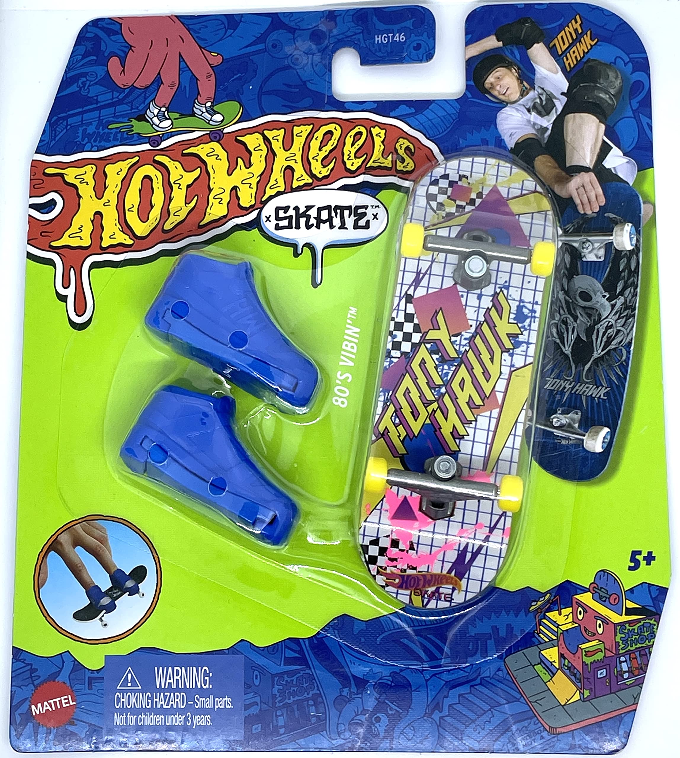 Hot Wheels Collectors Skate 2022 - 80's Vibin' - Tony Hawk Klassik Stylez 3/5