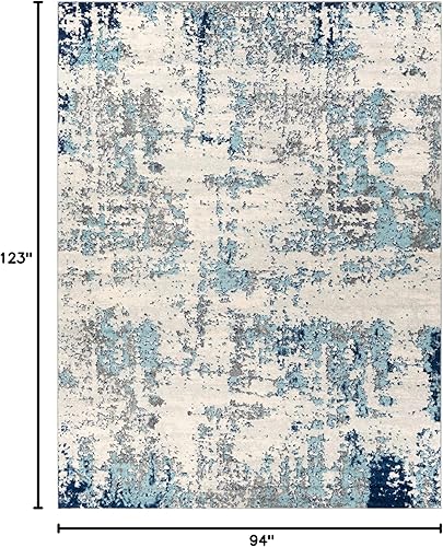 Vista 72 de Artistic Weavers Arti - Alfombra abstracta moderna de 5 pies, 3 pulgadas, Redonda, Aguamarina/coral Agua / coral