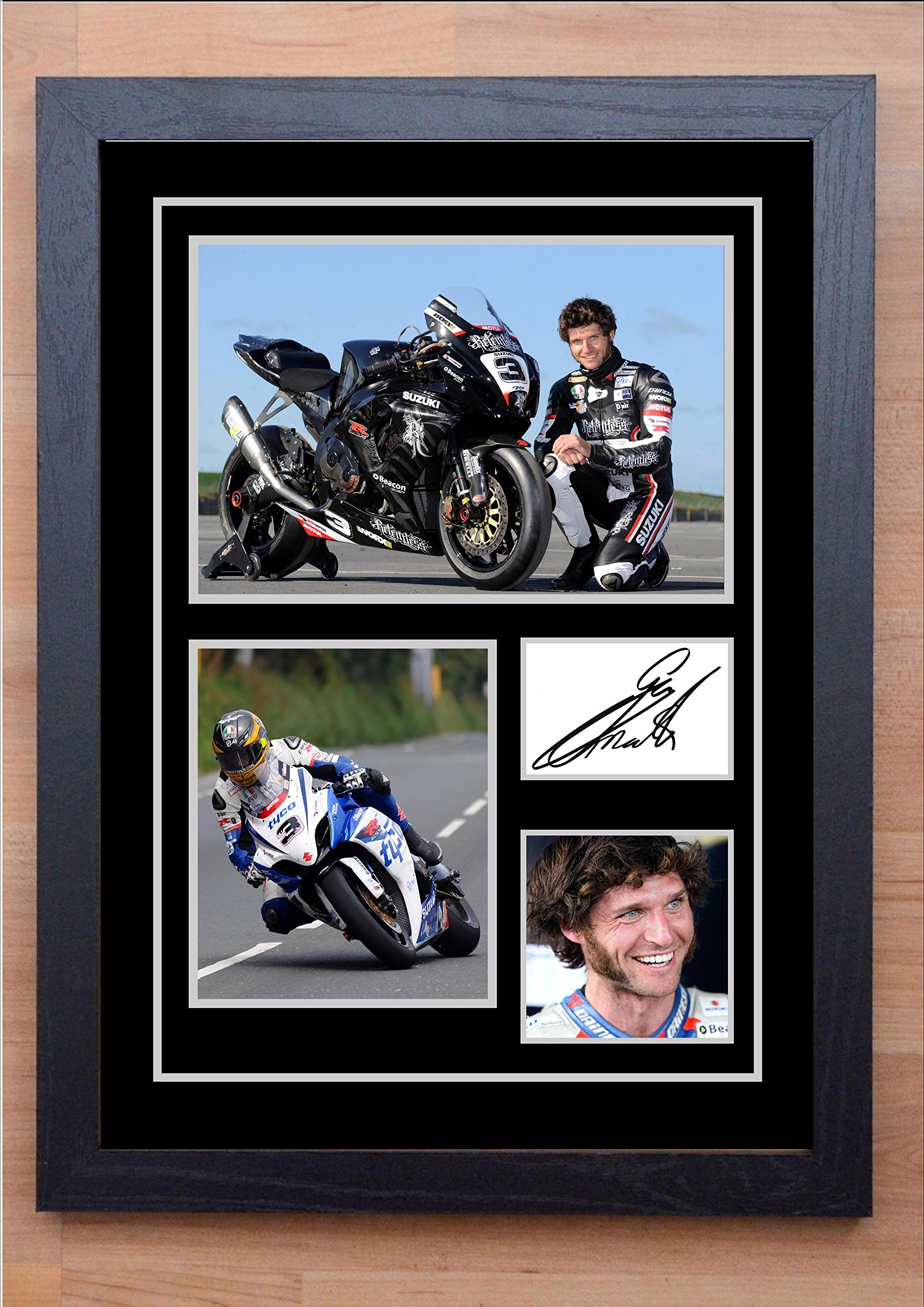 Mark Mountford Stunning Framed Guy Martin Signed Autographed Print