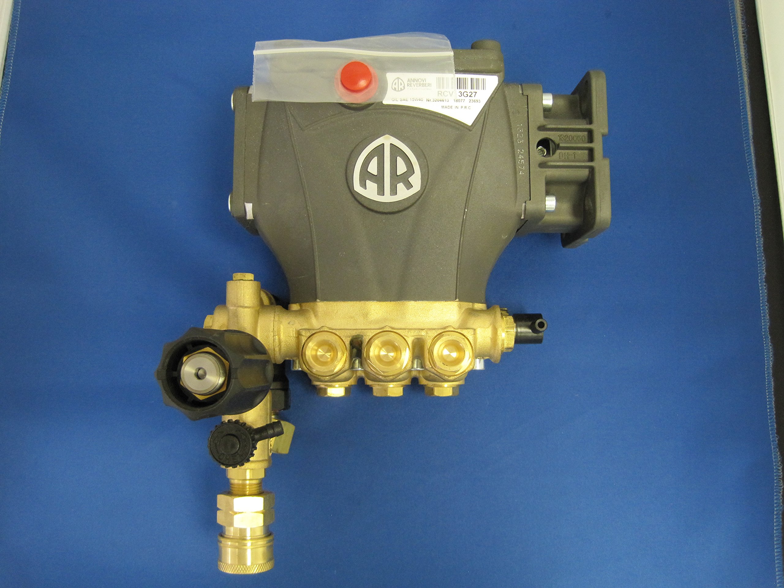 Annovi Reverberi AR RCV 3G27 Triplex Pressure Washer Pump 2700psi, 3