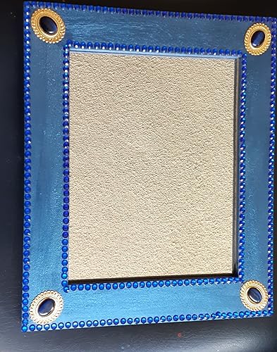 ESPEJO DECORATIVO DE PARED CON TECNICA MIXTA