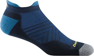 Run (Style #1039), Merino Wool, No Show, Ultra-Lightweight, Men’s Cushioned Running Socks