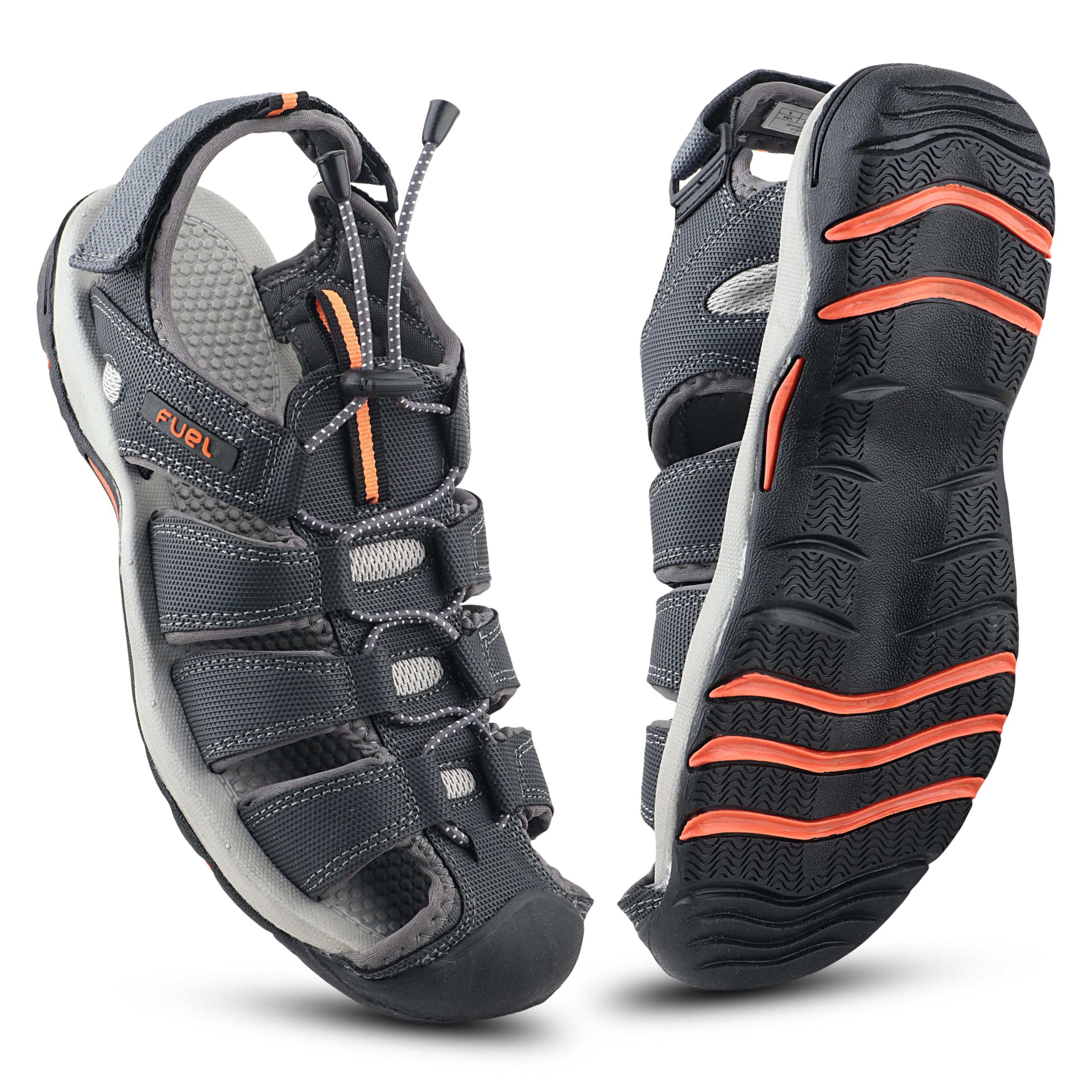 fuel Fisherman Sandals for Men Comfortable, Breathable & Flexible Stylish Casual Sandals Protective Bump Toe Perfect Outdoor Beach Anti-Skid Sports Footwear For Gents (Soldier-08)-picture-44