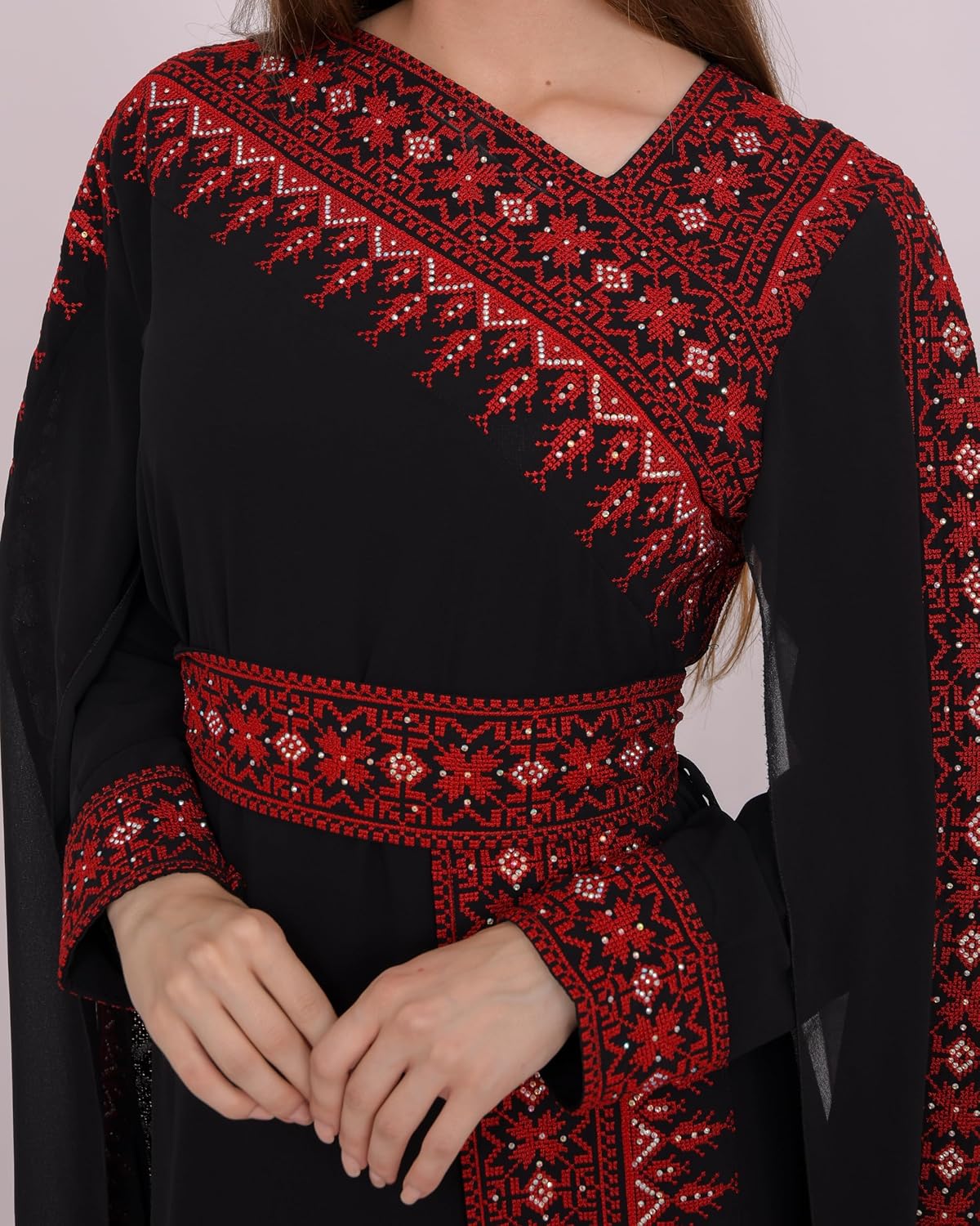 Abayas for Women Muslim & Comfortable Arabic Abaya with Embroidery