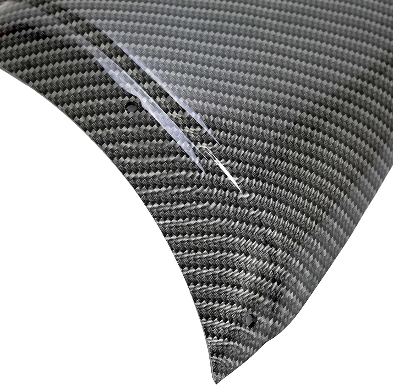 HECASA Plastic Front+Rear Fenders Compatible with 1999-2004 Honda TRX 400EX Mud Guard Kit Carbon Fiber Color