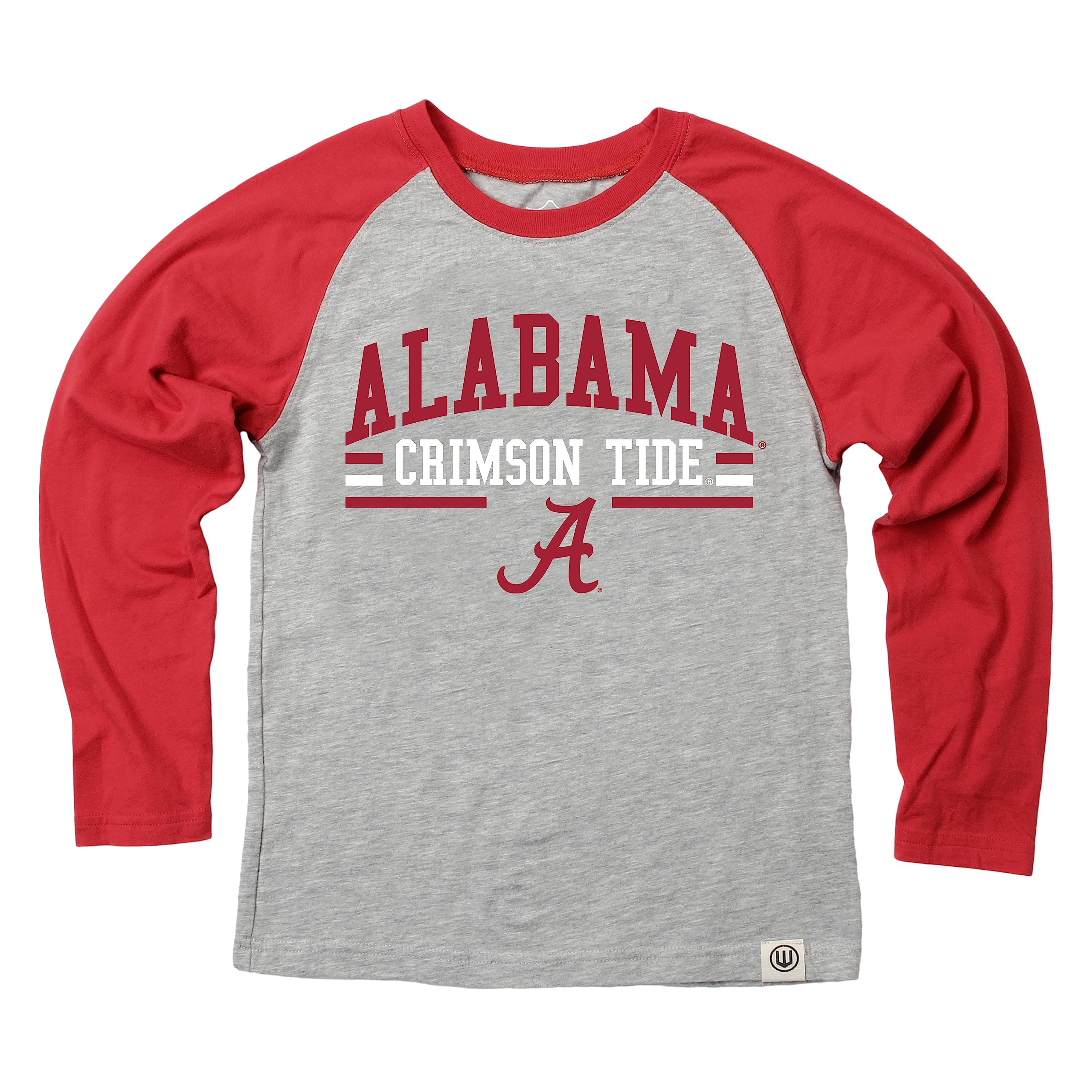 Wes and Willy NCAA Kids LS Raglan Tee