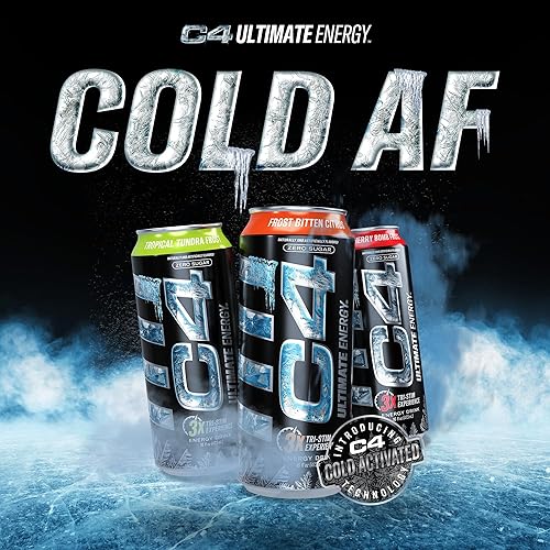 Miniatura 5 de Cellucor C4 Ultimate  Bebida energética sin azúcar para antes del entrenamiento  Experiencia Tri-Stim con 300mg de cafeína + TeaCrine + Dynamine