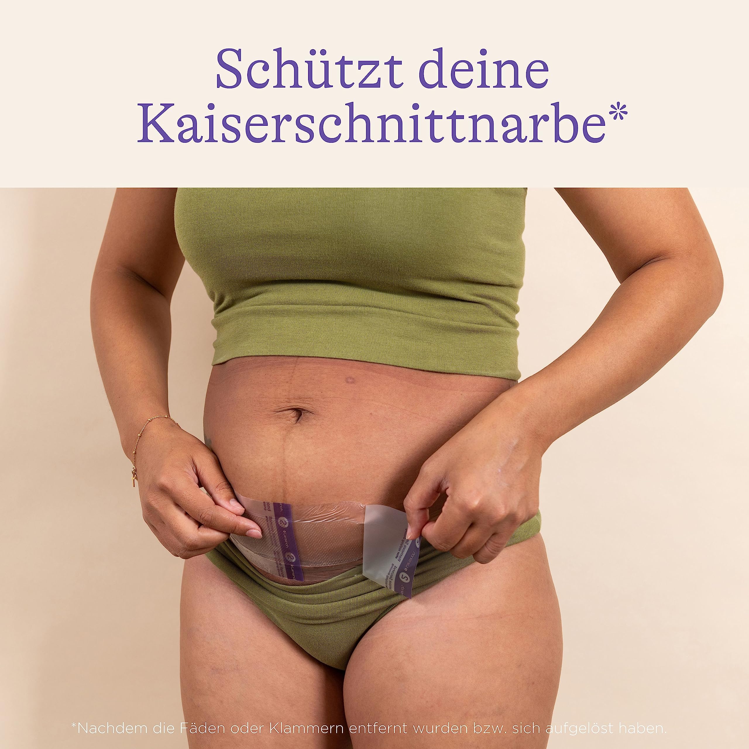 Lansinoh Kaiserschnitt Hydrogel Pads - schützen, beruhigen & kühlen die Kaiserschnittnarbe – wasserbeständig - Narbenpflaster zur Kaiserschnitt Narbenpflege - 2 Stück