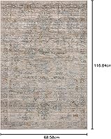 Vista 238 de Loloi Jean Stoffer Katherine Collection KES-02 Ocean/Coral 2'-7'' x 10'-0'', .25" Pile Height, Runner Rug