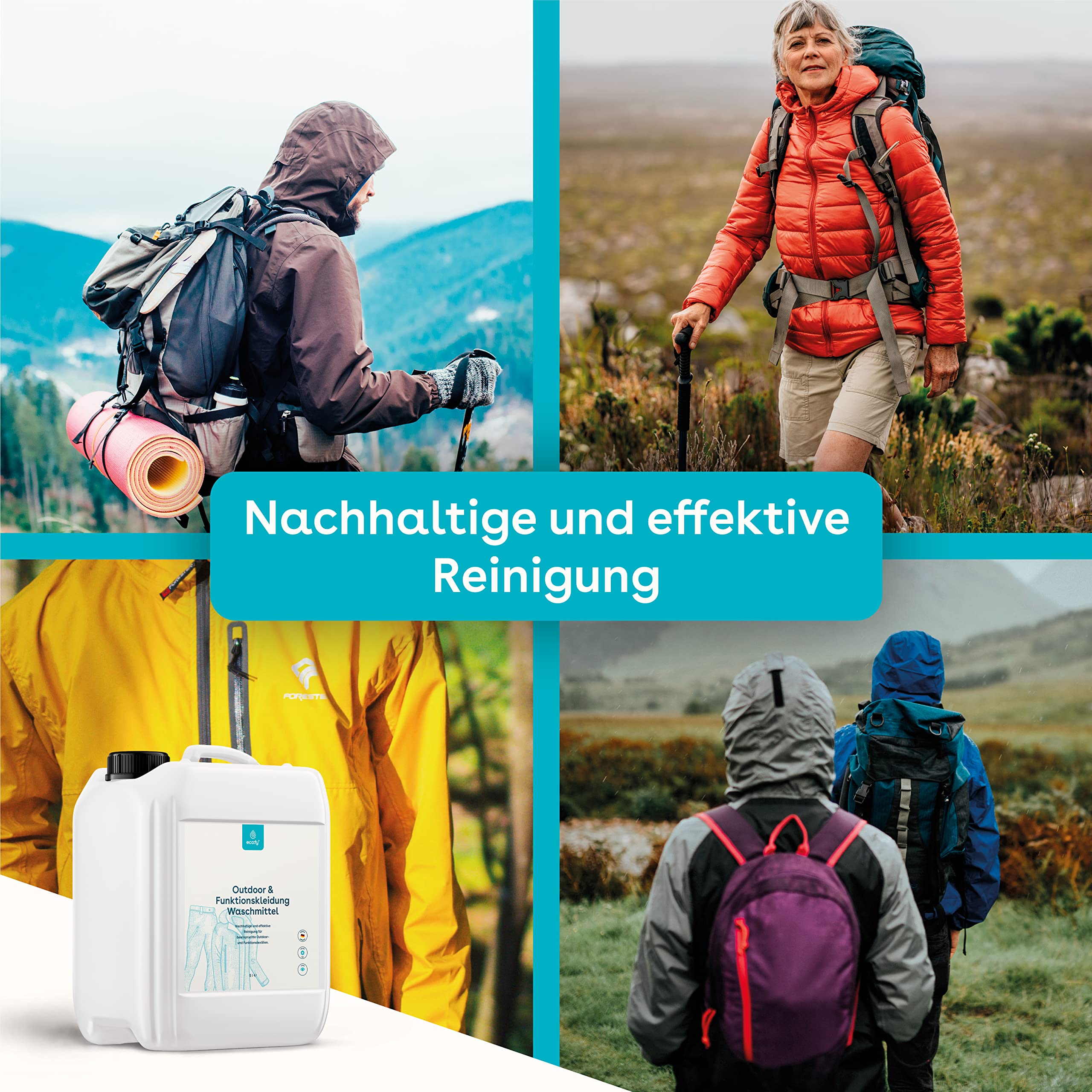 Waschmittel für Outdoorbekleidung Funktionsbekleidung Sportbekleidung vegan Spezialwaschmittel Funktionstextilien Goretex Sympatex