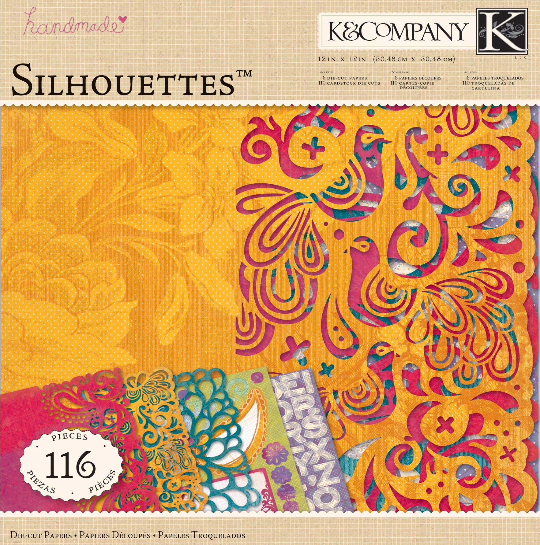 K & Company Fait à la Main d'alto Vita Silhouette pour capturer vos inspirations de voyage