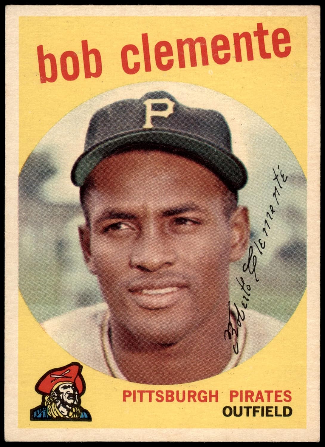 1959 Topps #478 Roberto Clemente Pittsburgh Pirates (Baseball Card) EX+ Pirates