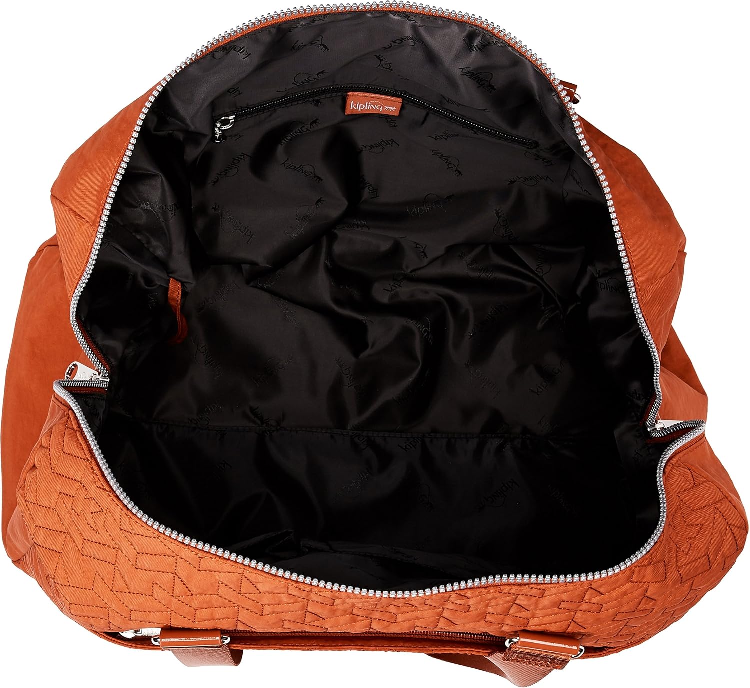 Sasso Quilted Duffle Bag Weekender Bag, Black, One Size