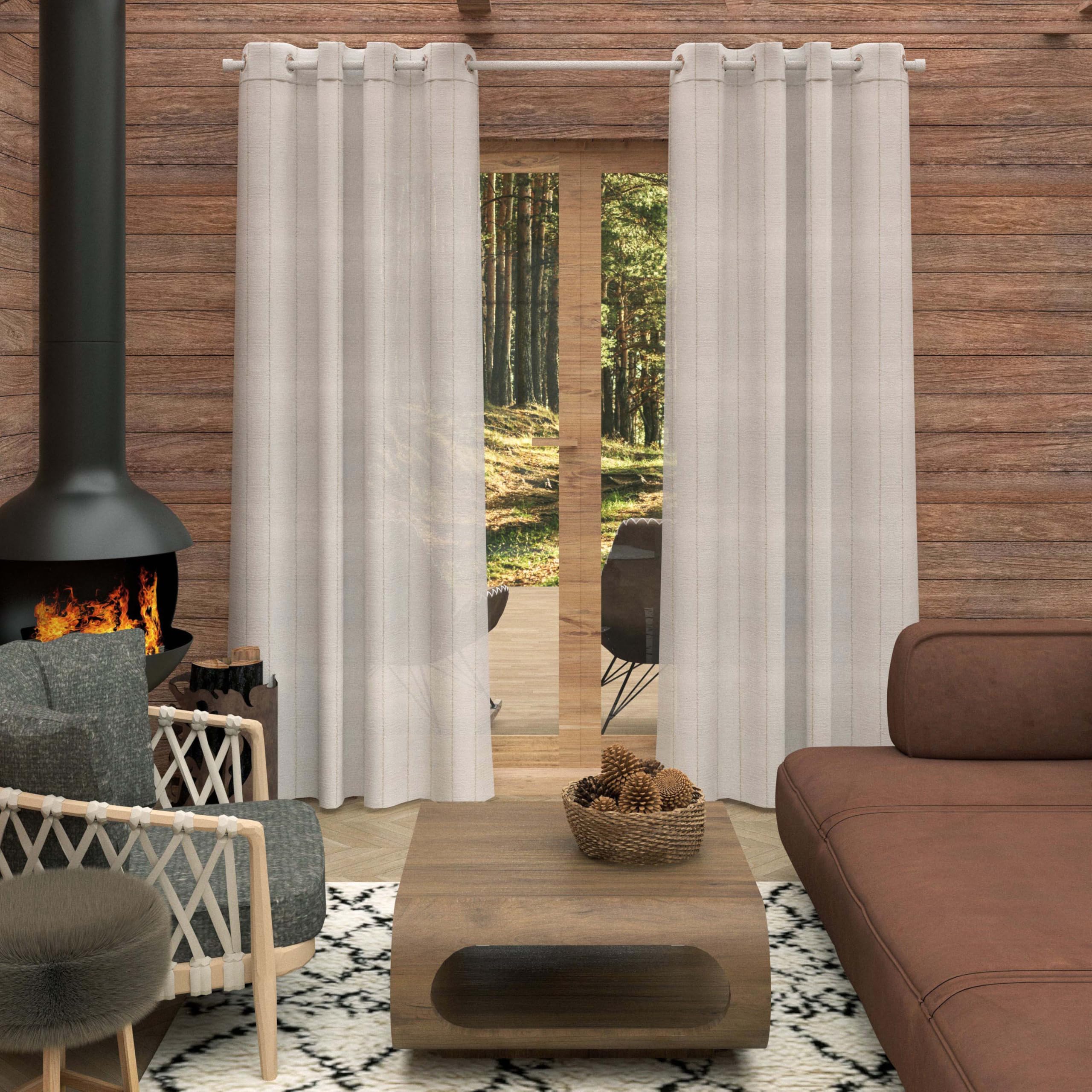 Soleil d'ocre, Cali Eyelet Curtain 135 x 250 cm